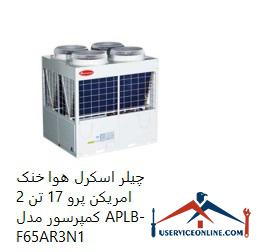 17 Tone 2 Compresor APLB-F65AR3N1 چیلر اسکرل هوا خنک امریکن پرو 17 تن 2