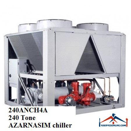 240ANCH4AAZARNASIM chiller چیلر تراکمی هوایی آذرنسیم 240 تن 240ANCH4A
