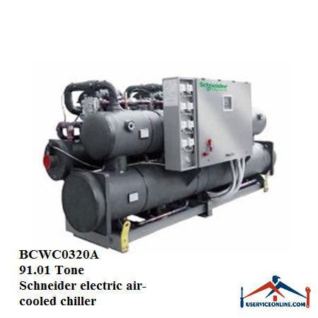 BCWC0320ASchneider electric air-cooled chiller چیلر آب خنک سانترفیوژ اشنایدر 91.01 تن BCWC0320A