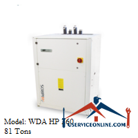 Hydros Cold Water Chiller WDA HP 260 چیلر آب خنک هیدروس 81 تن مدل WDA HP 260