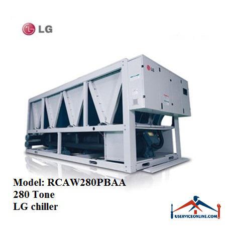 LG Screw Air Compression Chiller 280 Tons RCAW280PBAA چیلر تراکمی هوایی اسکرو ال جی 280تن RCAW280PBAA