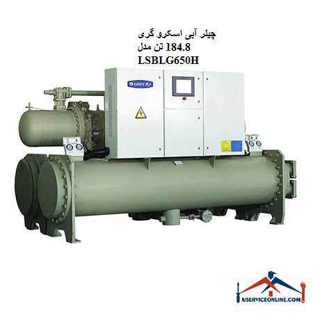 LSBLG650H چیلر آبی اسکرو گری 184.8 تن