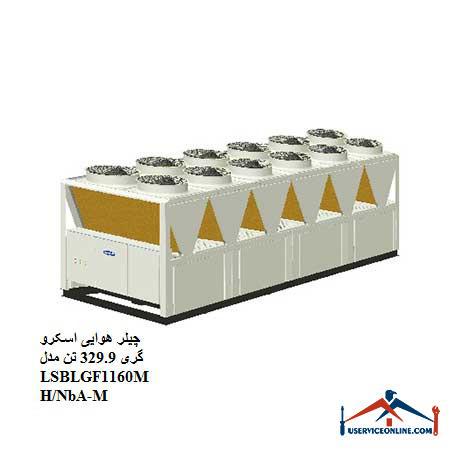 LSBLGF1160MHNbA چیلر هوایی اسکرو گری 329.9 تن