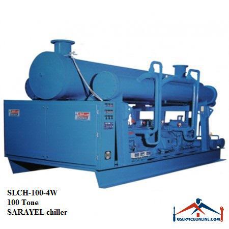 SLCH-100-4WSARAYEL chiller چیلر تراکمی آبی رفت و برگشتی ساراول 100تن SLCH-100-4W