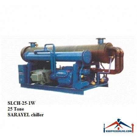 SLCH-25-1WSARAYEL chiller چیلر تراکمی آبی رفت و برگشتی ساراول 25تن SLCH-25-1W