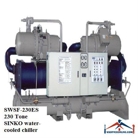 SWSF-230ESSINKO water-cooled chiller چیلر آب خنک اسکرو سینکو 230 تن مدل SWSF-230ES
