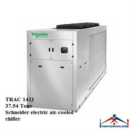 TRAC 1421Schneider electric air-cooled chiller چیلر هوا خنک اسکرال با فن EC اشنایدر 37.54 تن TRAC 1421
