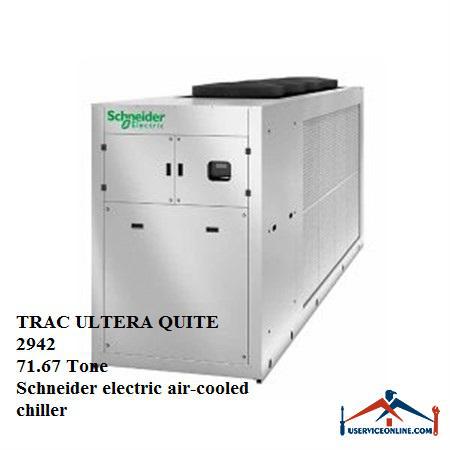TRAC ULTERA QUITE 2942Schneider electric air-cooled chiller چیلر هوا خنک اسکرال با فن AC اشنایدر 74.51 تن TRAC 2942