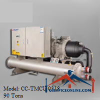 Trust Cool water chiller CC-TMCU 0318 چیلر آب خنک تراست 90 تن مدل CC-TMCU 0318