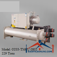 Trust Cool water chiller CC03-TMCU 0805 چیلر آب خنک تراست 229 تن مدل CC03-TMCU 0805