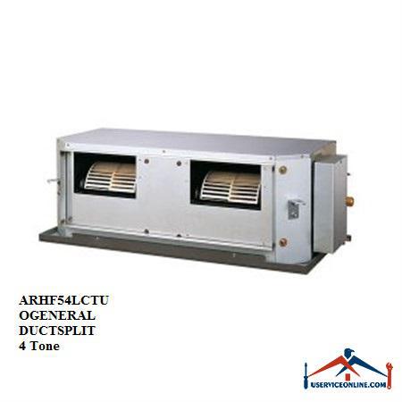 ARHF54LCTUOGENERAL DUCTSPLIT داکت اسپلیت اینورتر اجنرال 4 تن مدل ARHF54LCTU