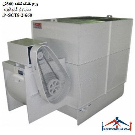 Cooling tower 660 tons Sarawal-galvanized-model SCT660-2-8 برج خنک کننده 660تن ساراول-گالوانیزه-مدلSCT660-2-8