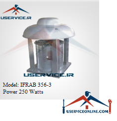 Iranian Ceiling Axial Fan IFRAB 356-3 فن آکسیال سقفی ایرانیان فن مدل IFRAB 356-3 قدرت 250 وات