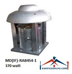 MD(IF)-RAB454-1 370 watt فن آکسیال مکش و دهش مدل MD(IF)-RAB454-1 با توان 370 وات