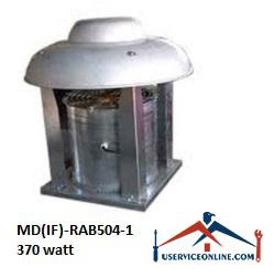 MD(IF)-RAB504-1 370 watt فن آکسیال مکش و دهش مدل MD(IF)-RAB504-1 با توان 370 وات