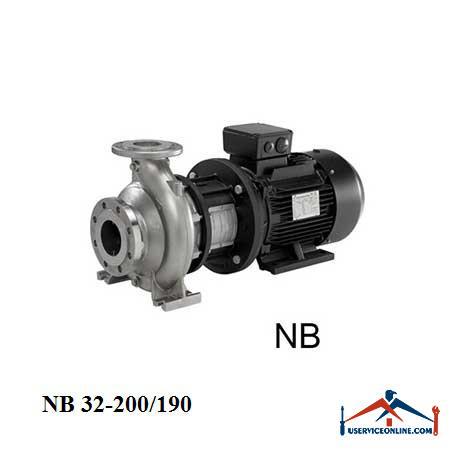 NB 32-200190 پمپ سيرکولاتور گراندفوس زمینی مدل NB 32-200/190