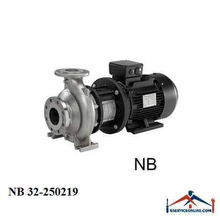 NB 32-250219 پمپ سيرکولاتور گراندفوس زمینی مدل NB 32-250/219