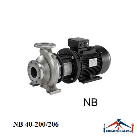 NB 40-200206 پمپ سيرکولاتور گراندفوس زمینی مدل NB 40-200/206
