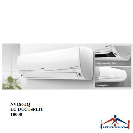NV186TQLG DUCTSPLIT کولر گازی اسپلیت نکست وان اینورتر ال جی 18000 مدل NV186TQ