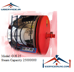 Oil boiler steam Energy Industry Company O.H.25 دیگ روغن شرکت انرژی بخار صنعت مدل O.H.25
