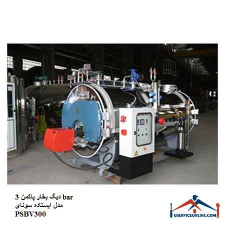 PSBV300 3bar دیگ بخار پاکمن 3 bar مدل ایستاده سونای PSBV300