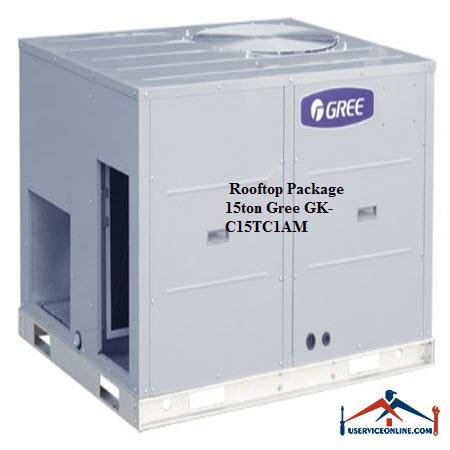 Rooftop Package 15ton Gree GK-C15TC1AM پکیج پشت بامی 15تن Gree گری GK-C15TC1AM