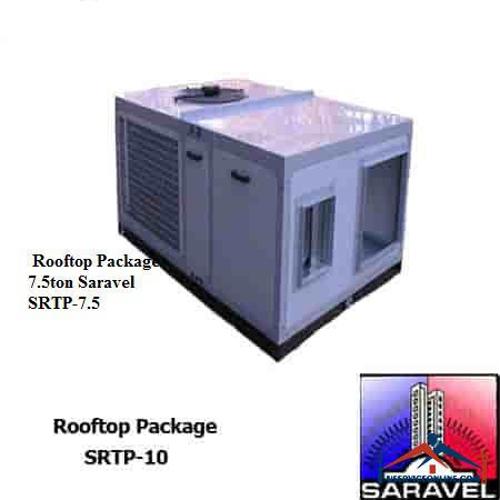 Rooftop Package 7.5ton Saravel SRTP-7.5 پکیج پشت بامی 7.5 تن Saravel ساراول SRTP-7.5