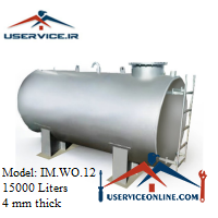 Metal storage source 4 IM.WO.12 منبع ذخیره فلزی ضخامت 4 میلی 15000 لیتری شرکت ایران منبع مدل IM.WO.12