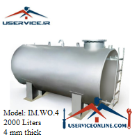 Metal storage source 4 IM.WO.4 منبع ذخیره فلزی ضخامت 4 میلی 2000 لیتری شرکت ایران منبع مدل IM.WO.4