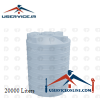 Vertical Storage Source (20000) منبع ذخیره عمودی 20000 لیتری شرکت رادمان پلاست