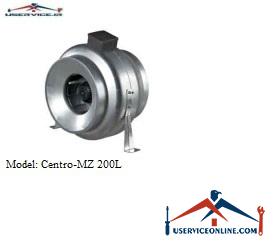 Blaberg Centro-MZ Industrial Ventilator Centro-MZ 200L هواکش صنعتی Centro-MZ بلابرگ مدل Centro-MZ 200L