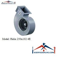 Blaberg Helix Industrial Ventilator Helix 250x102 4E هواکش صنعتی HELIX بلابرگ مدل HELIX 250X102 4E