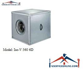 Blaberg Iso Industrial Ventilator Iso-V 560 6D هواکش صنعتی ISO-V بلابرگ مدل ISO-V 560 6D