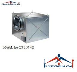 Blaberg Iso Industrial Ventilator Iso-ZS 250 4E هواکش صنعتی ISO-ZS بلابرگ مدل ISO-ZS 250 4E
