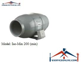 Blaberg Iso-Mix Industrial Ventilator Iso-Mix 200 (min) هواکش صنعتی Iso-Mix بلابرگ مدل Iso-Mix 200 (min)