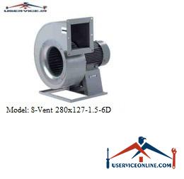 Blaberg S-Vent Industrial Ventilator S-Vent 280x127-1.5-6D هواکش صنعتی S-VENT بلابرگ مدل S-VENT 280X127-1.5-6D