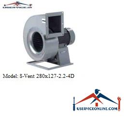 Blaberg S-Vent Industrial Ventilator S-Vent 280x127-2.2-4D هواکش صنعتی S-VENT بلابرگ مدل S-VENT 280X127-2.2-4D