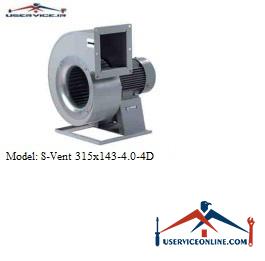 Blaberg S-Vent Industrial Ventilator S-Vent 315x143-4.0-4D هواکش صنعتی S-VENT بلابرگ مدل S-VENT 315X143-4.0-4D