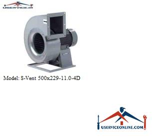 Blaberg S-Vent Industrial Ventilator S-Vent 500x229-11.0-4D هواکش صنعتی S-VENT بلابرگ مدل S-VENT 500X229-11.0-4D