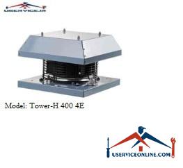 Blaberg Tower-H Industrial Ventilator Tower-H 400 4E هواکش صنعتی TOWER-H بلابرگ مدل TOWER-H 400 4E