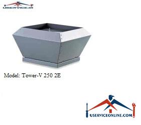 Blaberg Tower-V Industrial Ventilator Tower-V 250 2E هواکش صنعتی TOWER-V بلابرگ مدل TOWER-V 250 2E