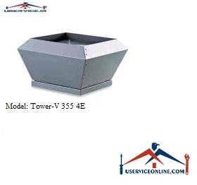 Blaberg Tower-V Industrial Ventilator Tower-V 355 4E هواکش صنعتی TOWER-V بلابرگ مدل TOWER-V 355 4E