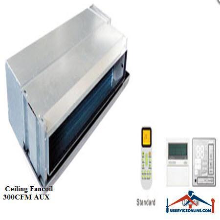 Ceiling-Fancoil-300CFM-AUX-1.jpg فن کویل داکت چهار ردیفه امریکن پرو 1000 CFM
