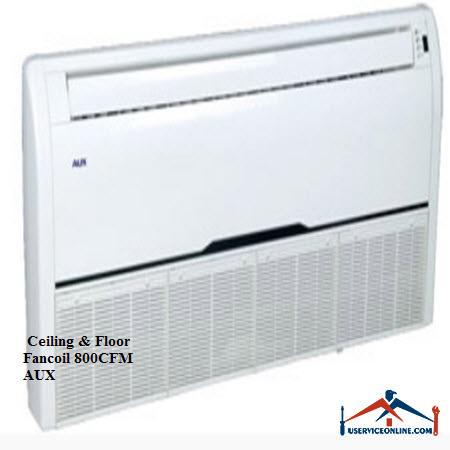 Ceiling & Floor Fancoil 800CFM AUX فن کویل AUX سقفی زمینی CFM 800