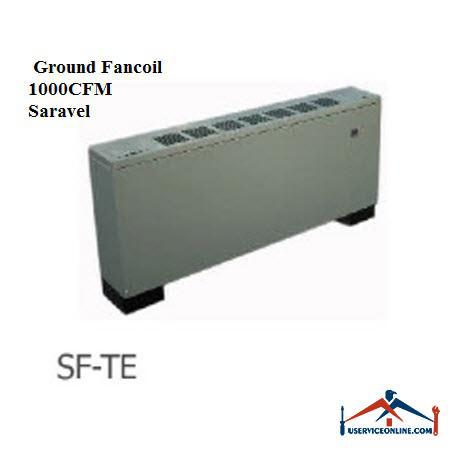 Ground Fancoil 1000CFM Saravel فن کویل زمینی ساراول Saravel بالازن بلند 1000 CFM