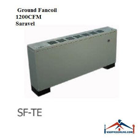 Ground Fancoil 1200CFM Saravel فن کویل زمینی ساراول Saravel بالازن بلند 1200 CFM