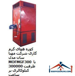 Mahya Sun MOFMGF300 gas hot air oven with a capacity of 300,000 kcal per hour کوره هوای گرم گازی شرکت مهیا سان مدل MOF/MGF300 با ظرفیت 300000 کیلوکالری بر ساعت